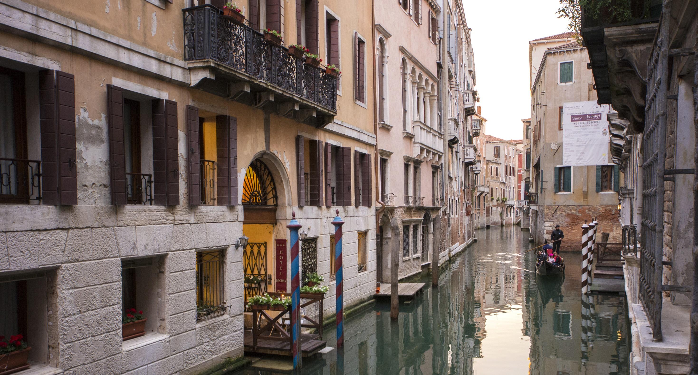 Hotel Becher Venedig Exterior foto